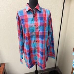 Cremieux Men's Multicolor Plaid Long Sleeve Shirt. Size Large